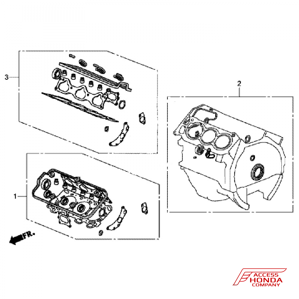 Комплект прокладок Honda Pilot 3 (3.0L) Комплект прокладок Honda Pilot 3 (3.0L)