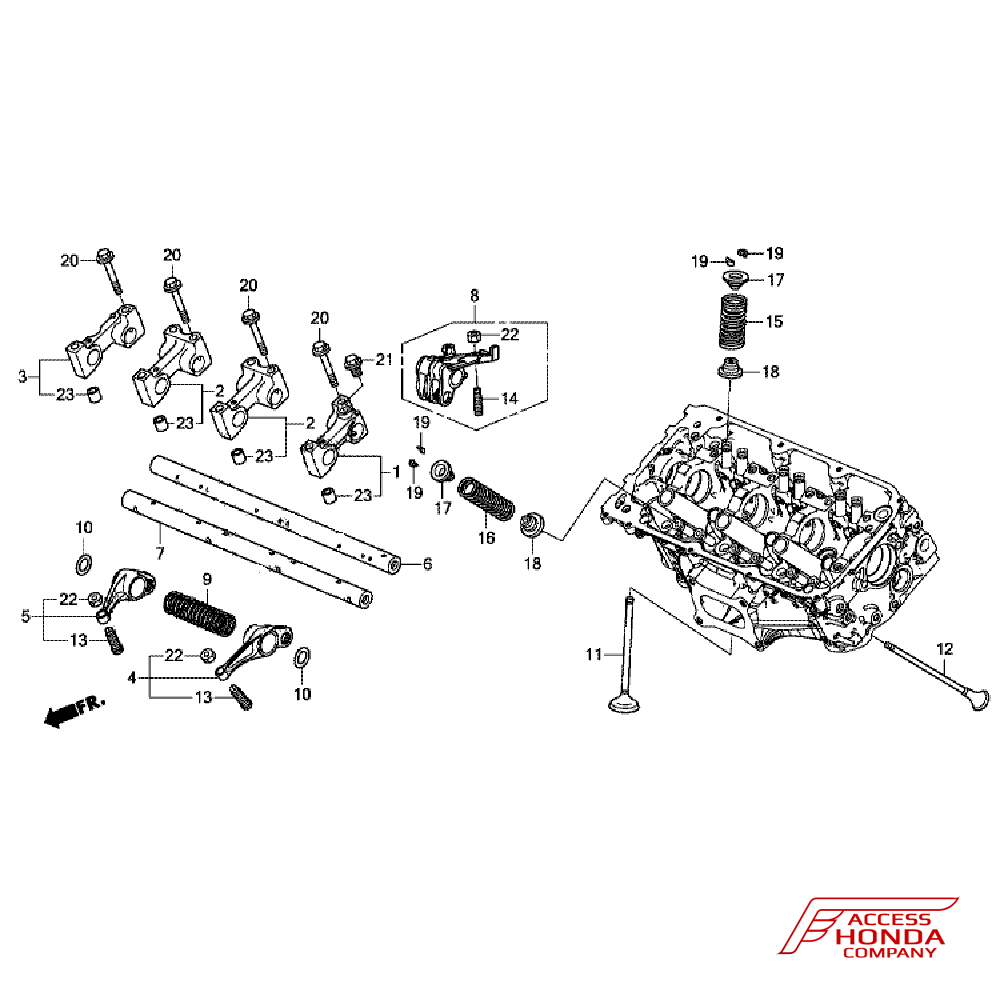 Клапана, коромысла Honda Pilot 3 (3.0L) Клапана, коромысла Honda Pilot 3 (3.0L)