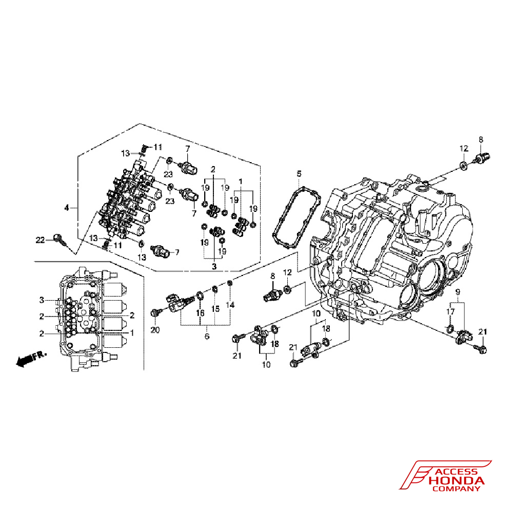 Блок соленоидов Honda Pilot 3 Блок соленоидов Honda Pilot 3
