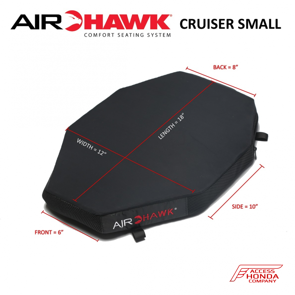 Подушка на сиденье AIRHAWK® Small Cruiser Cushion для мотоцикла Honda Подушка на сиденье AIRHAWK® Small Cruiser Cushion для мотоцикла Honda