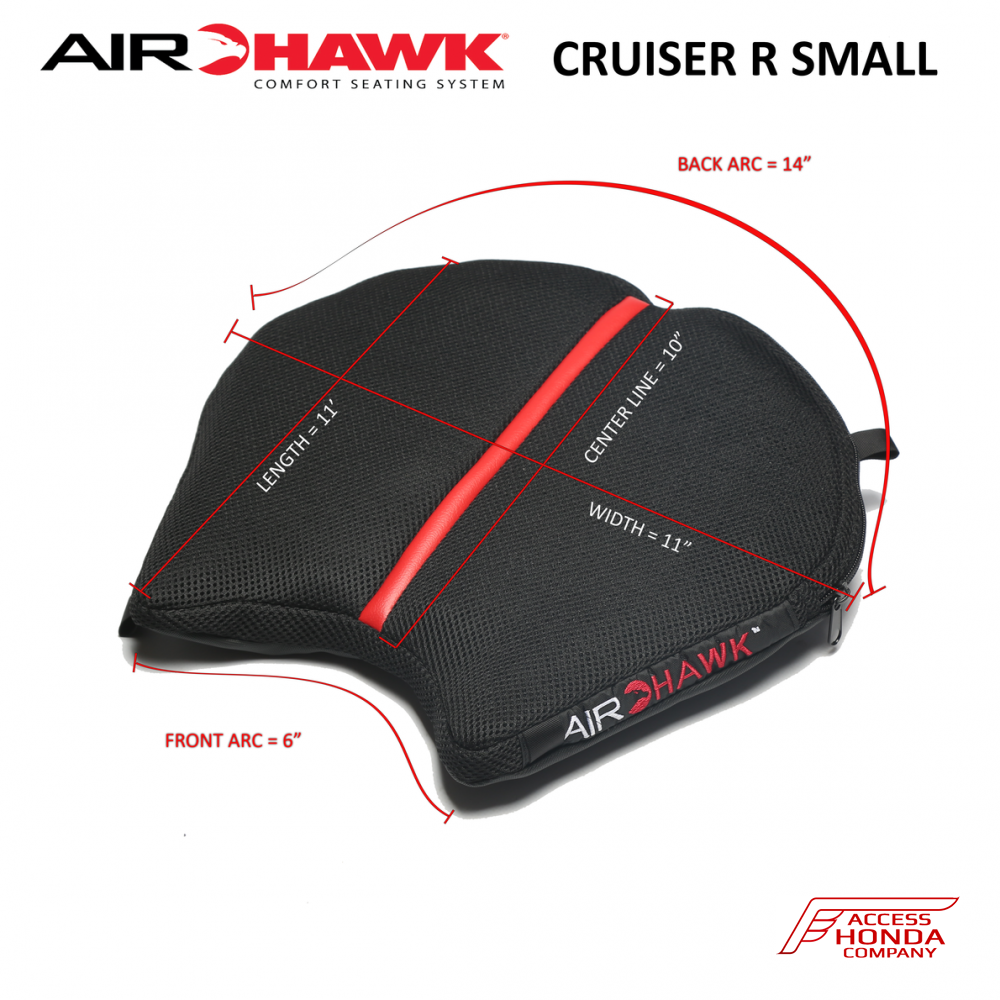 Подушка на сиденье AIRHAWK® Cruiser R Small для мотоцикла Honda Подушка на сиденье AIRHAWK® Cruiser R Small для мотоцикла Honda