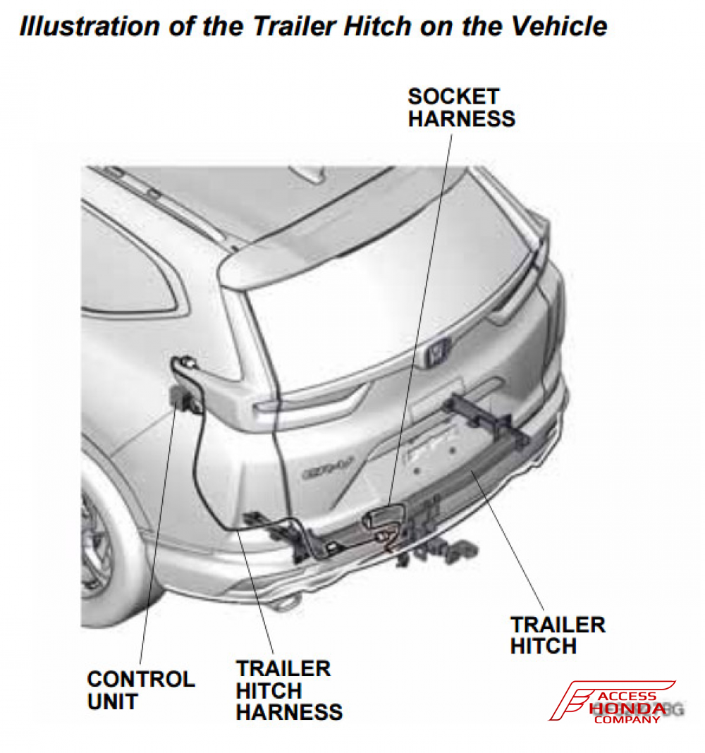 Проводка фаркопа (Американская розетка) для Honda CR-V 5 Проводка фаркопа (Американская розетка) для Honda CR-V 5