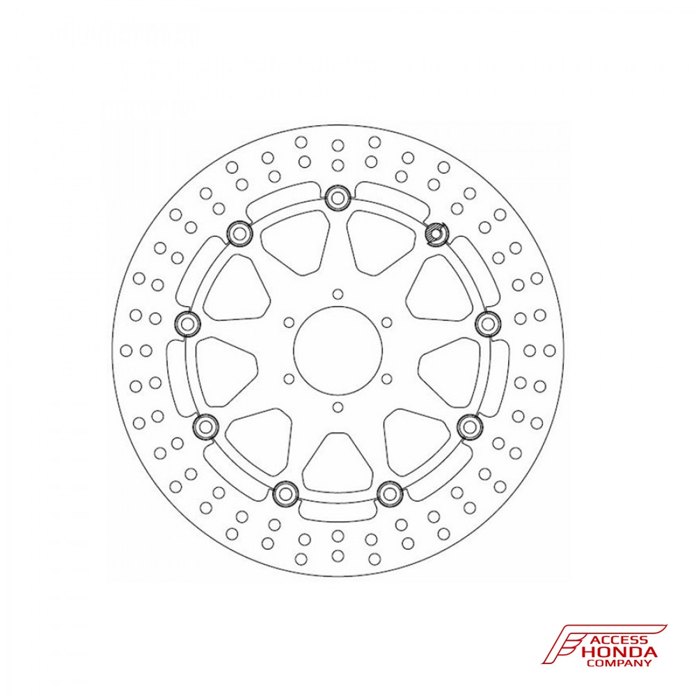 Передний тормозной диск Ferodo для мотоцикла Honda CB600 Hornet 2000-2006 Передний тормозной диск Ferodo для мотоцикла Honda CB600 Hornet 2000-2006