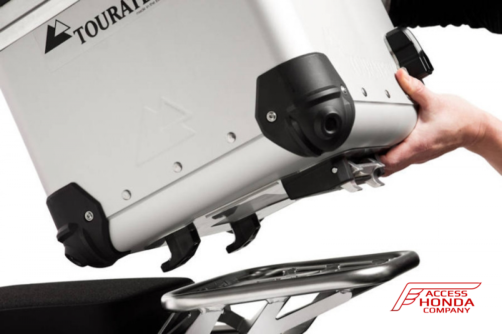 Алюминиевый центральный кофр Touratech ZEGA PRO (серый матовый) 38 литров для мотоциклов Honda Алюминиевый центральный кофр Touratech ZEGA PRO (серый матовый) 38 литров для мотоциклов Honda