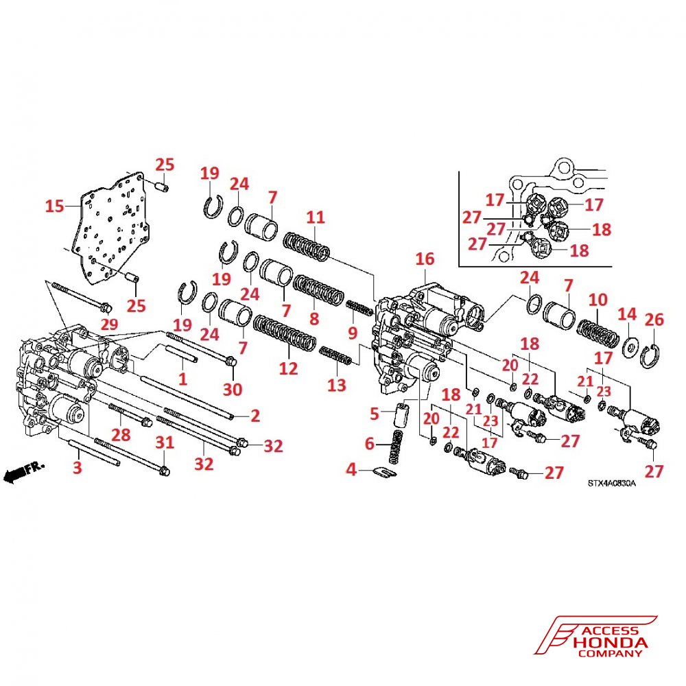 Соленойды АКПП для Acura MDX 2 Соленойды АКПП для Acura MDX 2