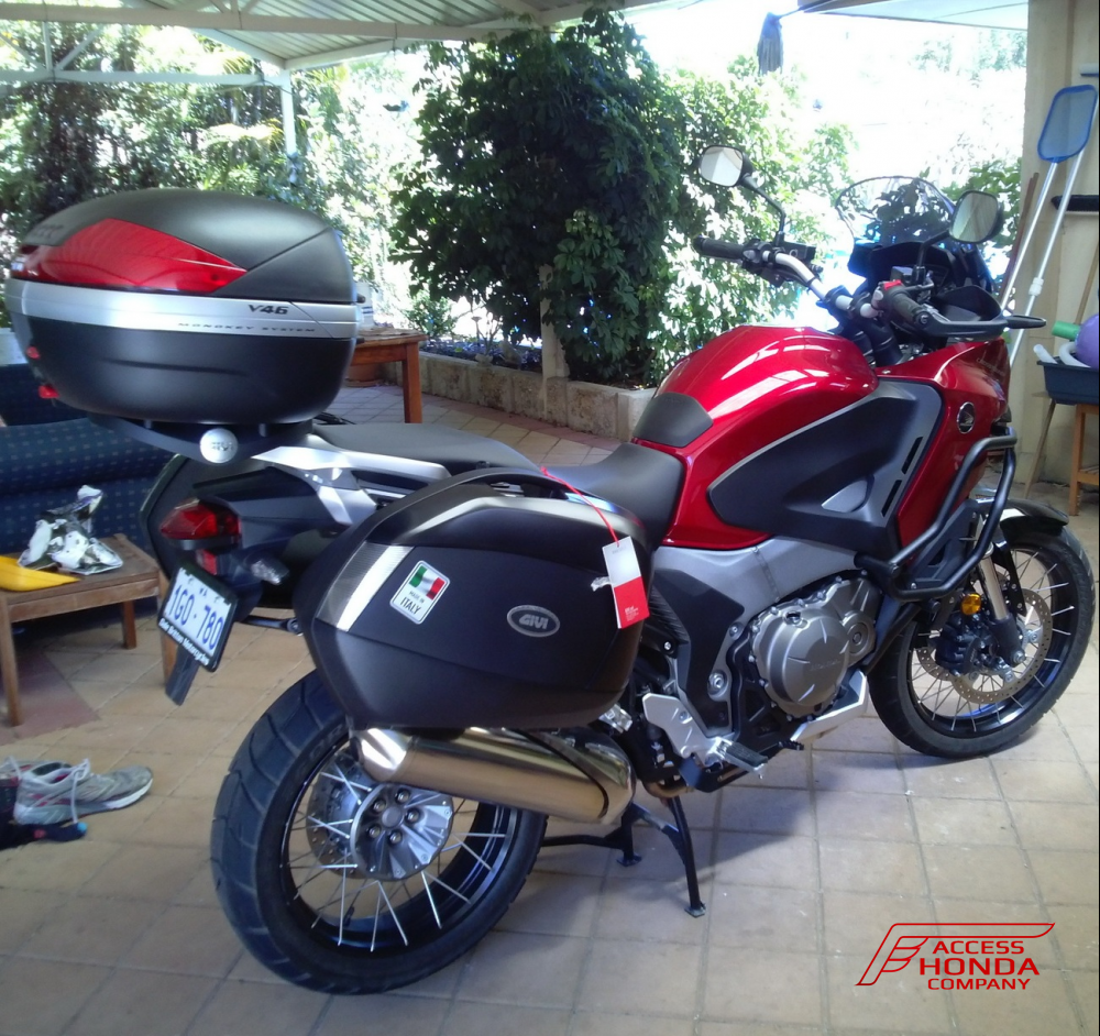 Быстросъёмное крепление боковых кофров GIVI \ Kappa MONOKEY V35 для мотоцикла VFR1200X/XD Crosstourer '12-'16 Быстросъёмное крепление боковых кофров GIVI \ Kappa MONOKEY V35 для мотоцикла VFR1200X/XD Crosstourer '12-'16