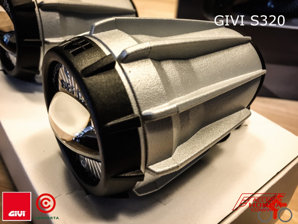 Светодиодные противотуманные фары GIVI S320 Led для мотоцикла Honda Светодиодные противотуманные фары GIVI S320 Led для мотоцикла Honda