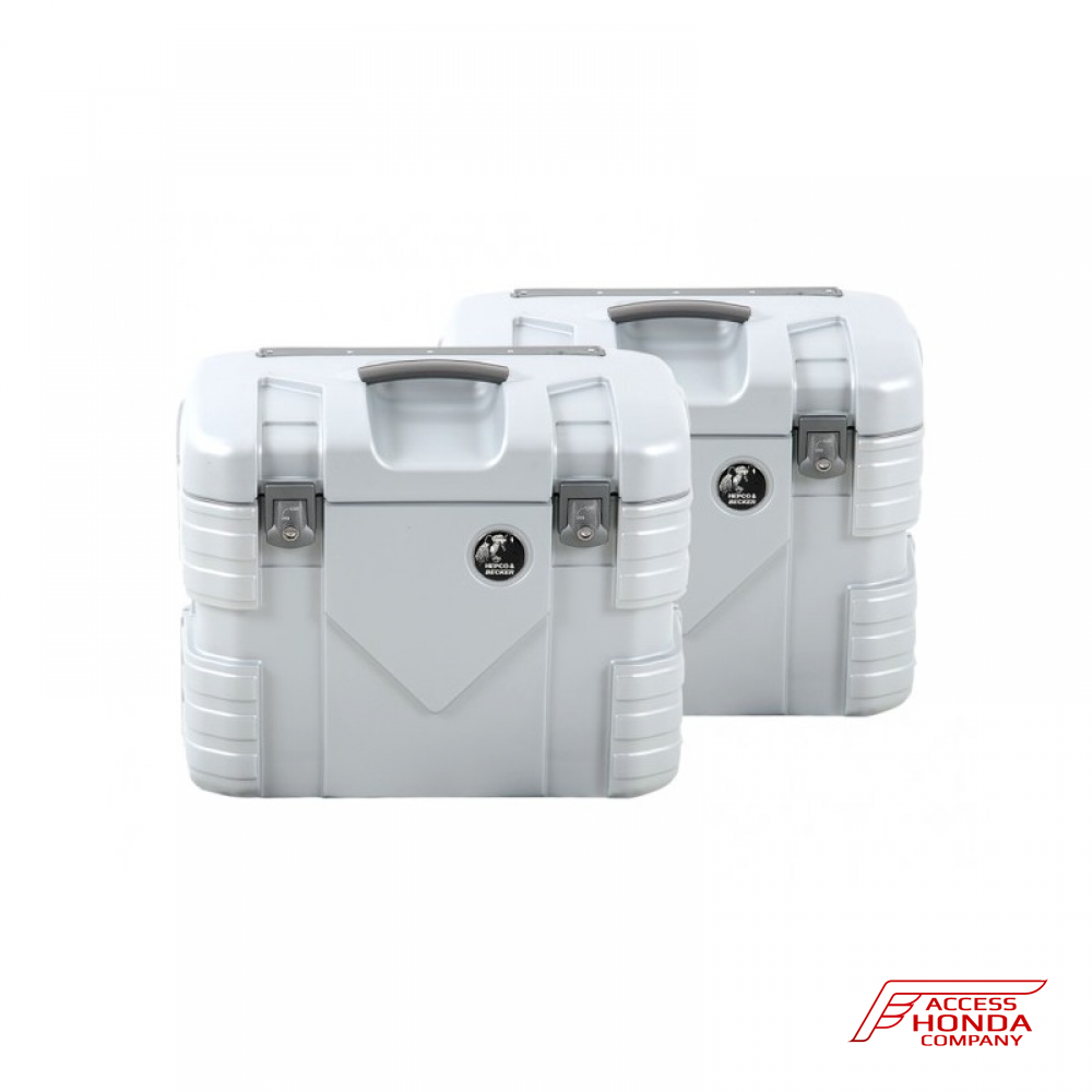 Боковые кофры HEPCO & BECKER Gobi 37л. серебро Боковые кофры HEPCO & BECKER Gobi 37л. серебро