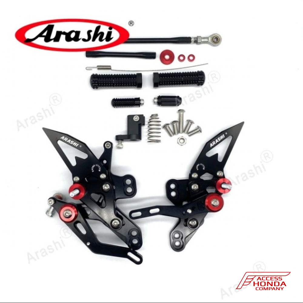 Регулируемые подножки для мотоцикла Honda CBR650R, CB650R 2019-2023 Регулируемые подножки для мотоцикла Honda CBR650R, CB650R 2019-2023