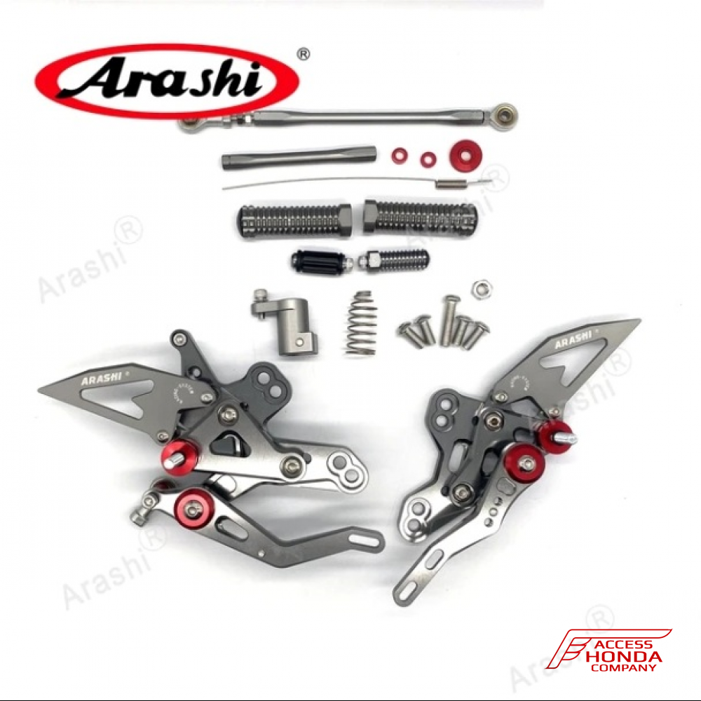 Регулируемые подножки для мотоцикла Honda CBR650R, CB650R 2019-2023 Регулируемые подножки для мотоцикла Honda CBR650R, CB650R 2019-2023