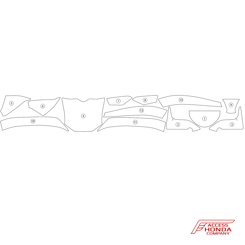 Защитная пленка R&G Racing на мотоцикл Honda CBR1000RR 2012-2011 Защитная пленка R&G Racing на мотоцикл Honda CBR1000RR 2012-2011