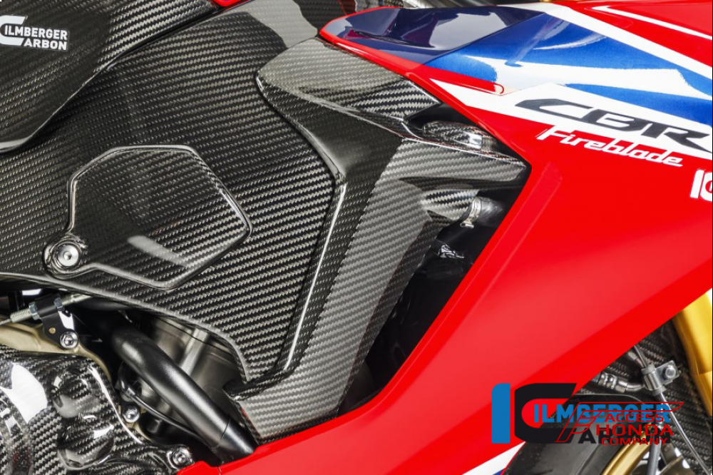 Крышка сброса воздуха правая ILMBERGER CARBON для мотоцикла Honda CBR 1000 RR 2017-2020 Крышка сброса воздуха правая ILMBERGER CARBON для мотоцикла Honda CBR 1000 RR 2017-2020