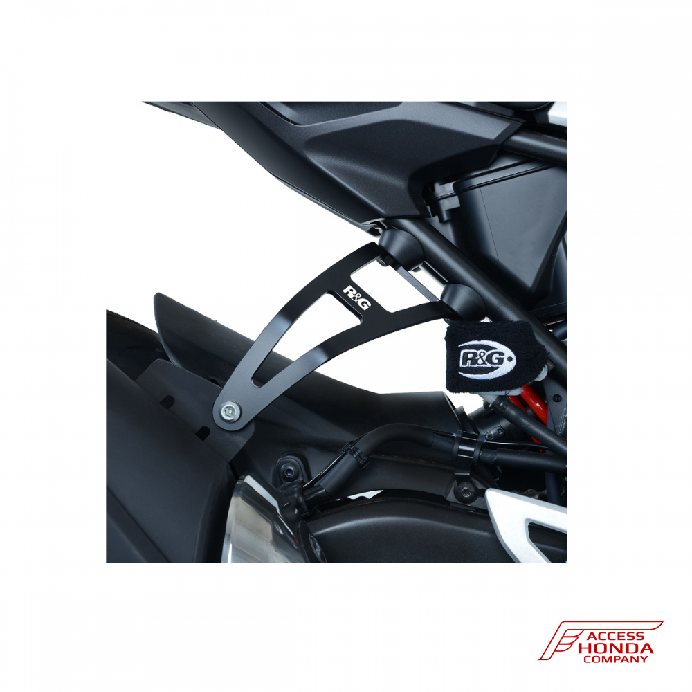 Кронштейн крепления глушителя и заглушка задней подножки R&G Racing на Honda CB300R '18- Кронштейн крепления глушителя и заглушка задней подножки R&G Racing на Honda CB300R '18-