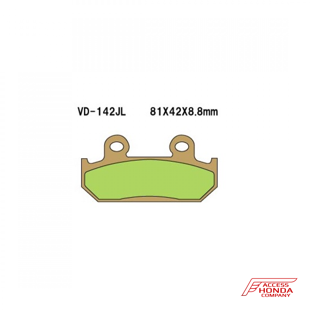 Тормозные колодки VESRAH VD 142JL для мотоциклов Honda Тормозные колодки VESRAH VD 142JL для мотоциклов Honda