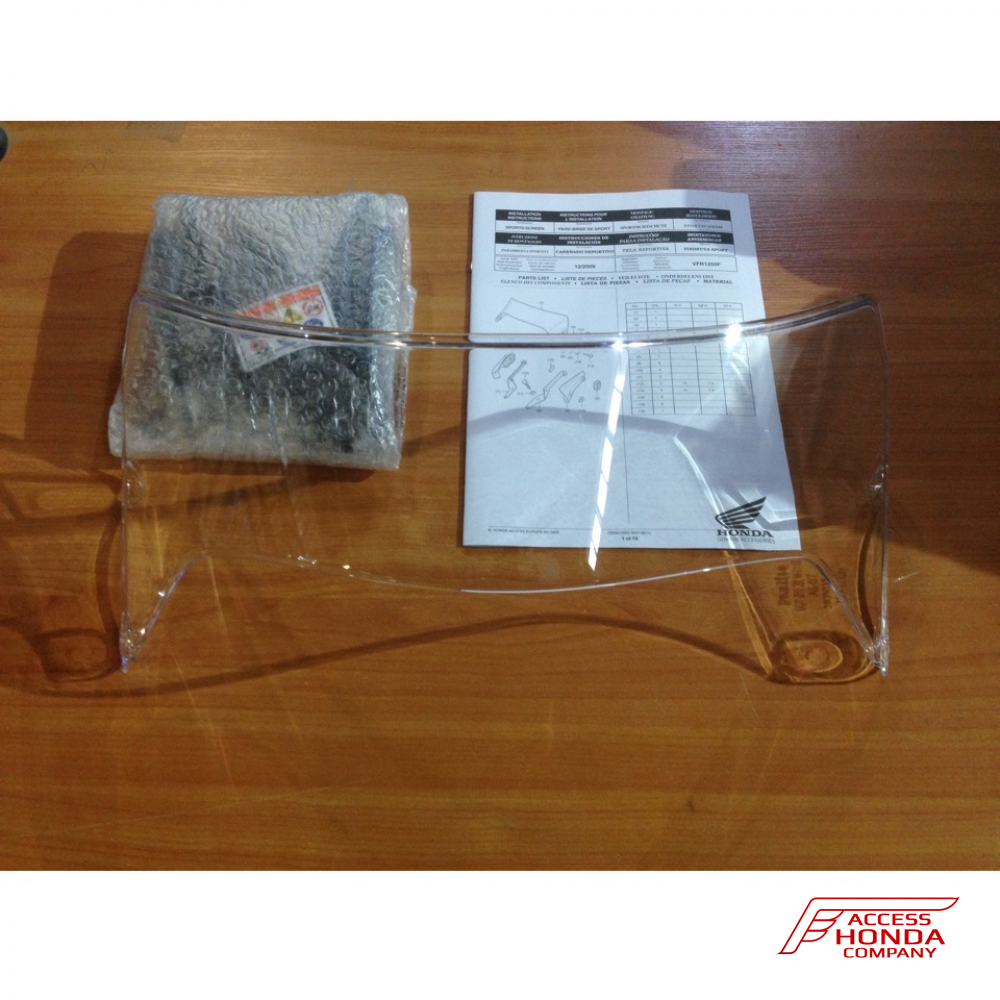 Оригинальный 3-х позиционный дефлектор стекла для мотоцикла Honda VFR1200F/FD 08R80MGE800 (08R80-MGE-800) Оригинальный 3-х позиционный дефлектор стекла для мотоцикла Honda VFR1200F/FD 08R80MGE800 (08R80-MGE-800)