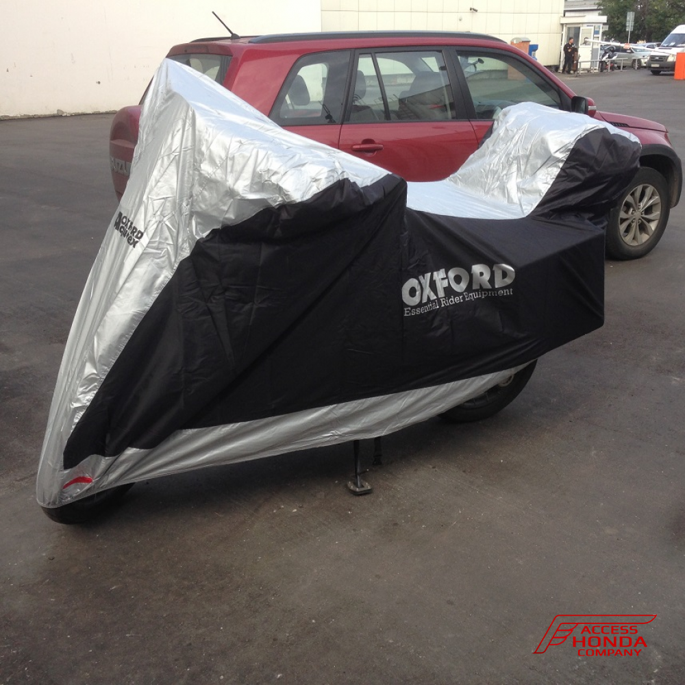 Чехол OXFORD Aquatex для внешнего хранения мотоцикла с кофром Чехол OXFORD Aquatex для внешнего хранения мотоцикла с кофром