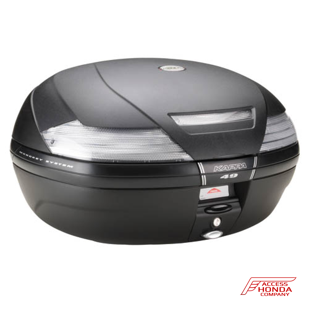 Центральный кофр KAPPA 47 л. чёрного цвета MONOKEY Центральный кофр KAPPA 47 л. чёрного цвета MONOKEY