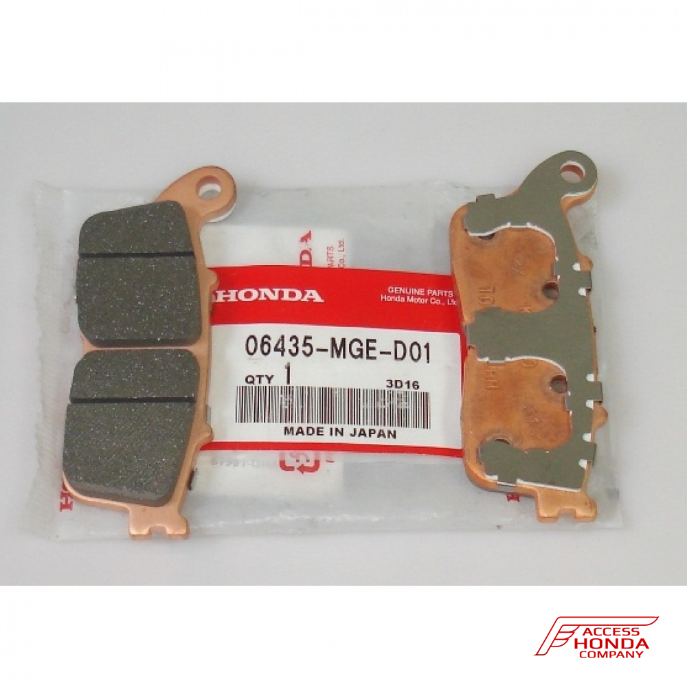 Оригинальные задние тормозные колодки для мотоцикла Honda 06435MGED02 (06435-MGE-D02) Оригинальные задние тормозные колодки для мотоцикла Honda 06435MGED02 (06435-MGE-D02)