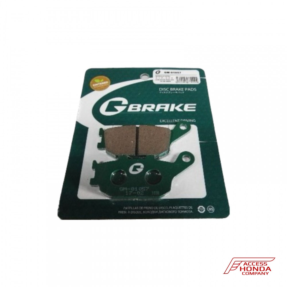 Колодки задние G-brake для мотоцикла (GM01057S) Колодки задние G-brake для мотоцикла (GM01057S)