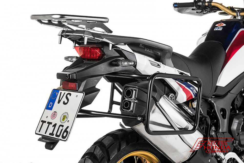 Комплект Алюминиевых кофров и креплений Touratech ZEGA PRO 2 (черный матовый) 31/38 литров для мотцикла Honda CRF1000L Africa Twin Комплект Алюминиевых кофров и креплений Touratech ZEGA PRO 2 (черный матовый) 31/38 литров для мотцикла Honda CRF1000L Africa Twin