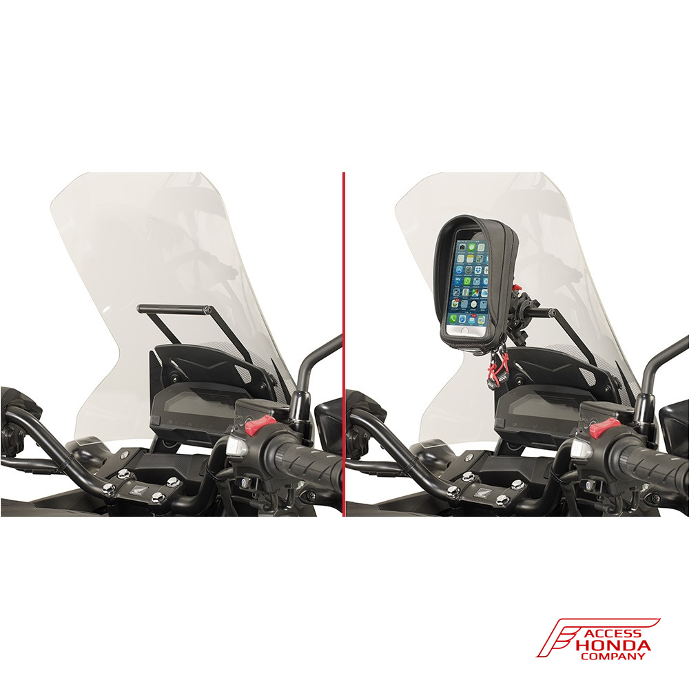 Кронштейн GIVI / KAPPAдля чехла навигатора и телефона для мотоцикла Honda NC750X Кронштейн GIVI / KAPPAдля чехла навигатора и телефона для мотоцикла Honda NC750X