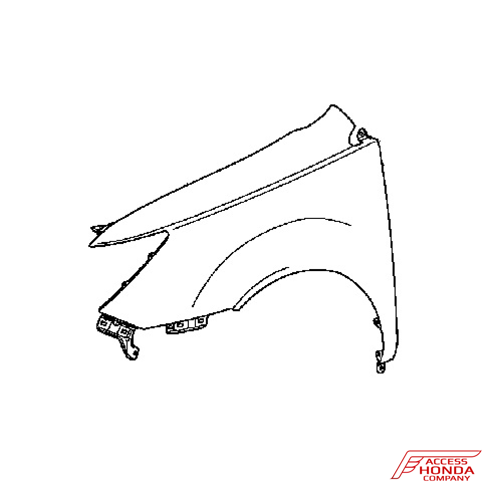 Переднее крыло (левое) для Acura MDX II 2007-09 60260-STX-A90ZZ Переднее крыло (левое) для Acura MDX II 2007-09 60260-STX-A90ZZ