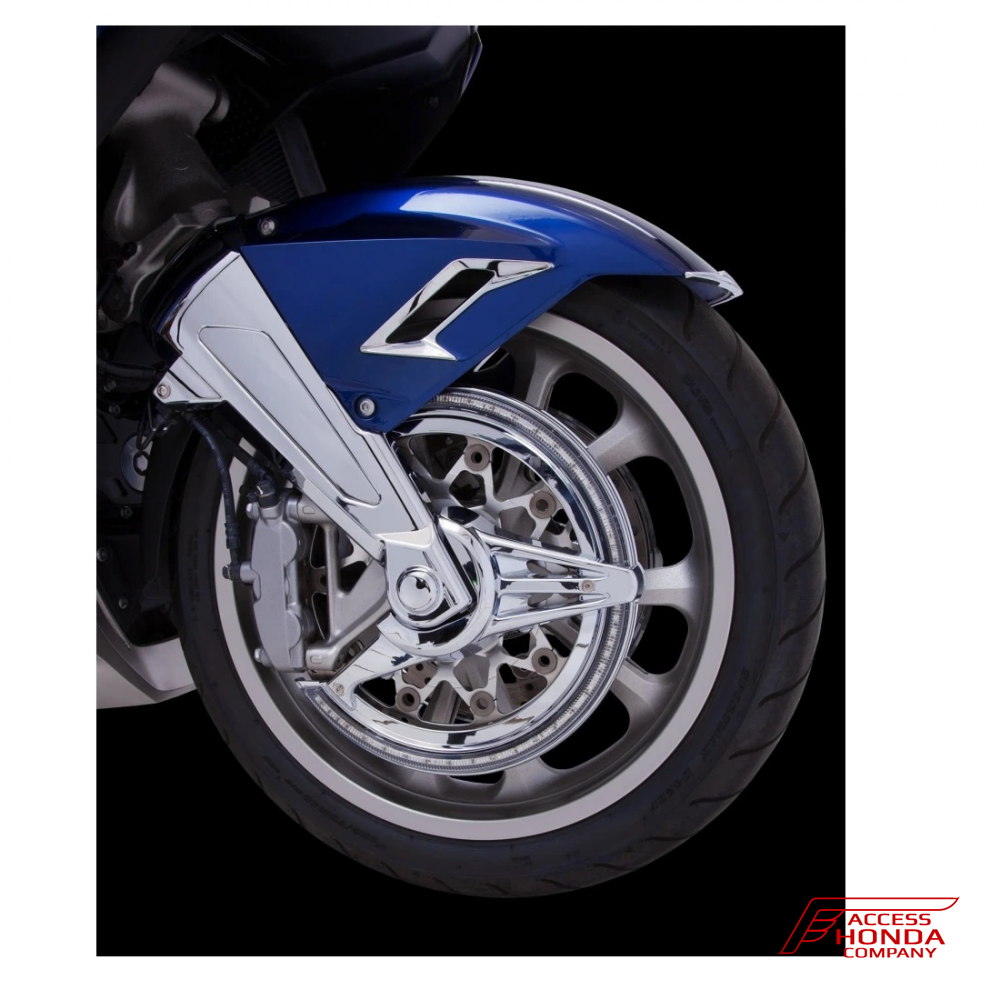 Накладки на тормозные диски с подсветкой (хром) для Honda GL1800 Gold Wing 2018- Накладки на тормозные диски с подсветкой (хром) для Honda GL1800 Gold Wing 2018-