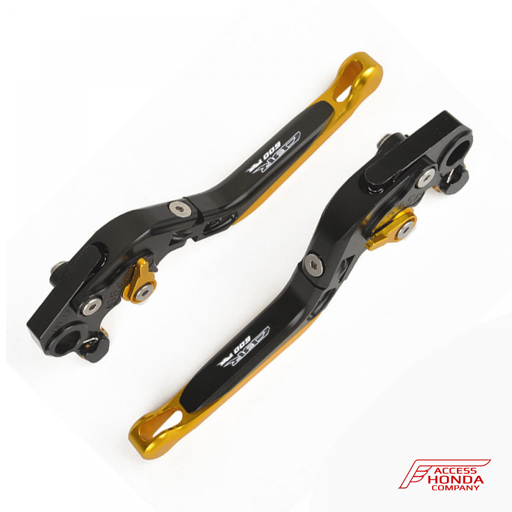 Рычаги сцепления и тормоза регулируемые складываемые для мотоцикла Honda (пара 2 шт.) Рычаги сцепления и тормоза регулируемые складываемые для мотоцикла Honda (пара 2 шт.)