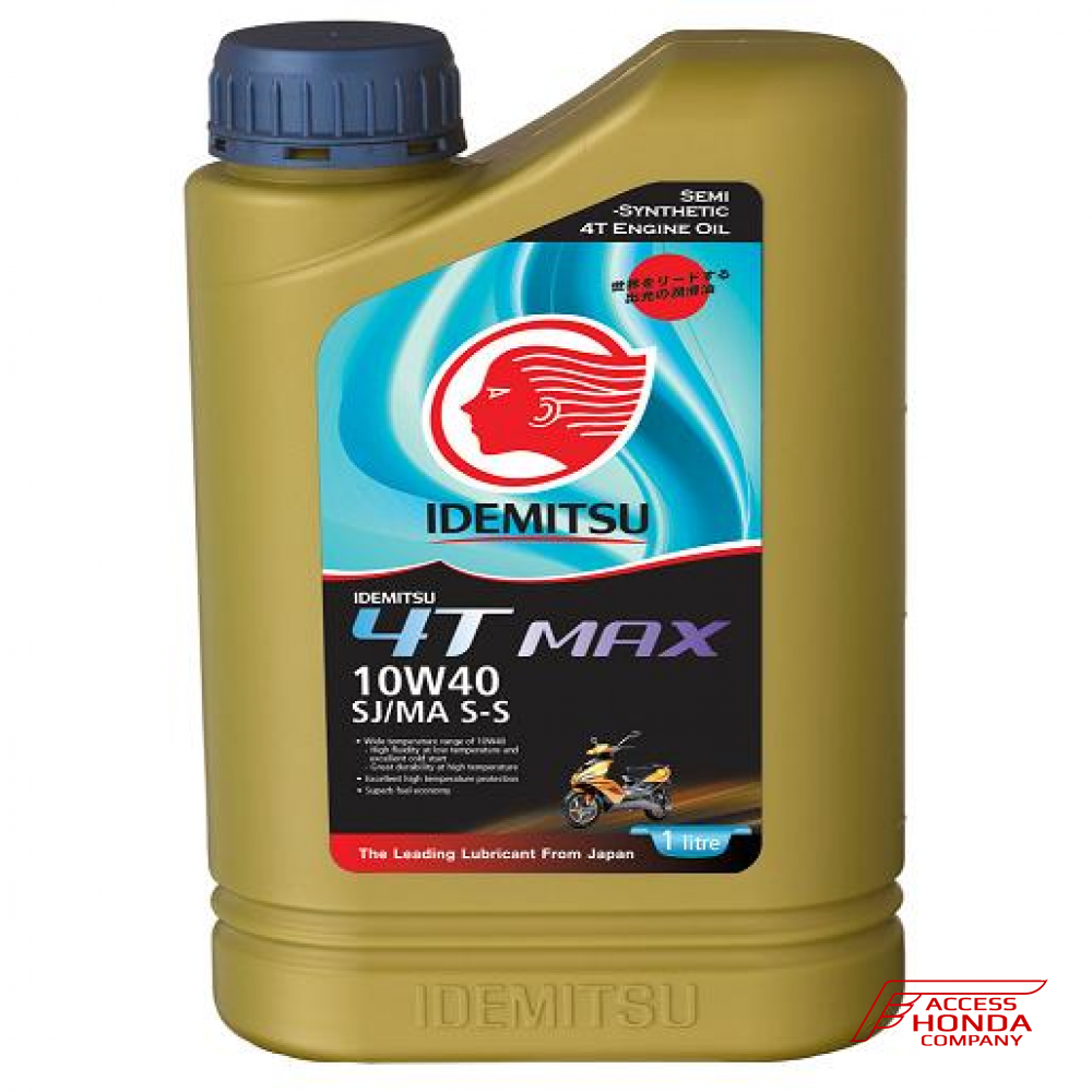 Масло моторное IDEMITSU 4T Max 10W40 SJ/MA S-S 30095003724 (30095003-724) Масло моторное IDEMITSU 4T Max 10W40 SJ/MA S-S 30095003724 (30095003-724)