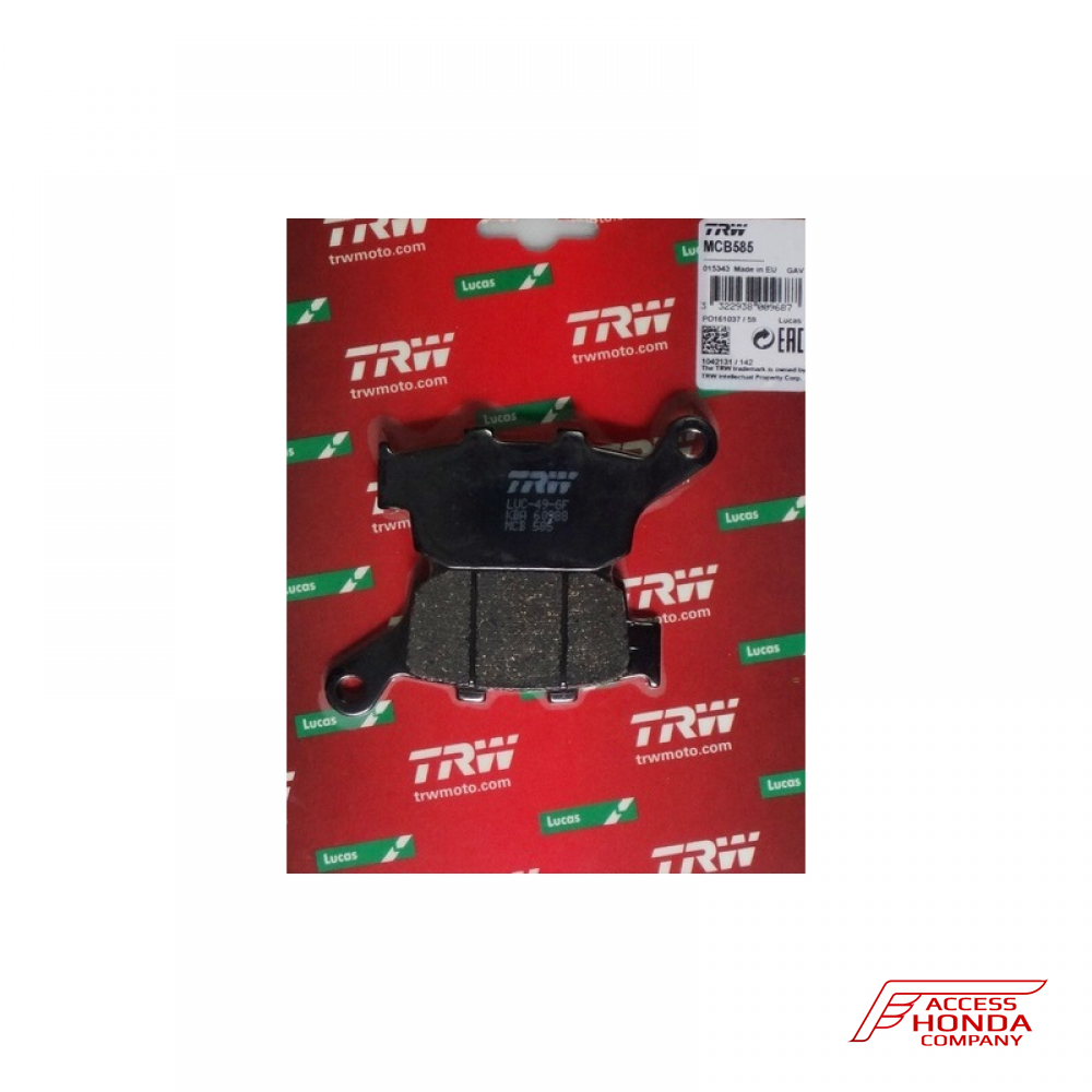 Колодки тормозные задние TRW MCB585 Колодки тормозные задние TRW MCB585