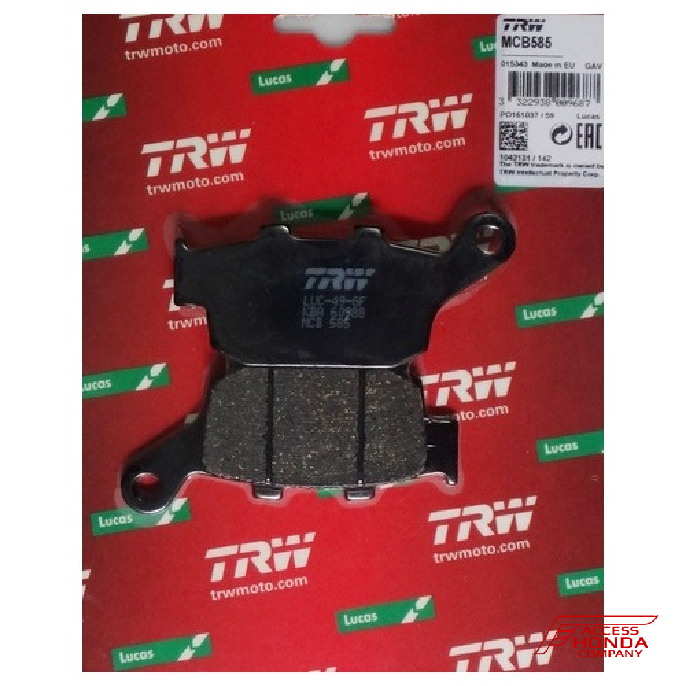 Колодки тормозные задние TRW MCB585 Колодки тормозные задние TRW MCB585