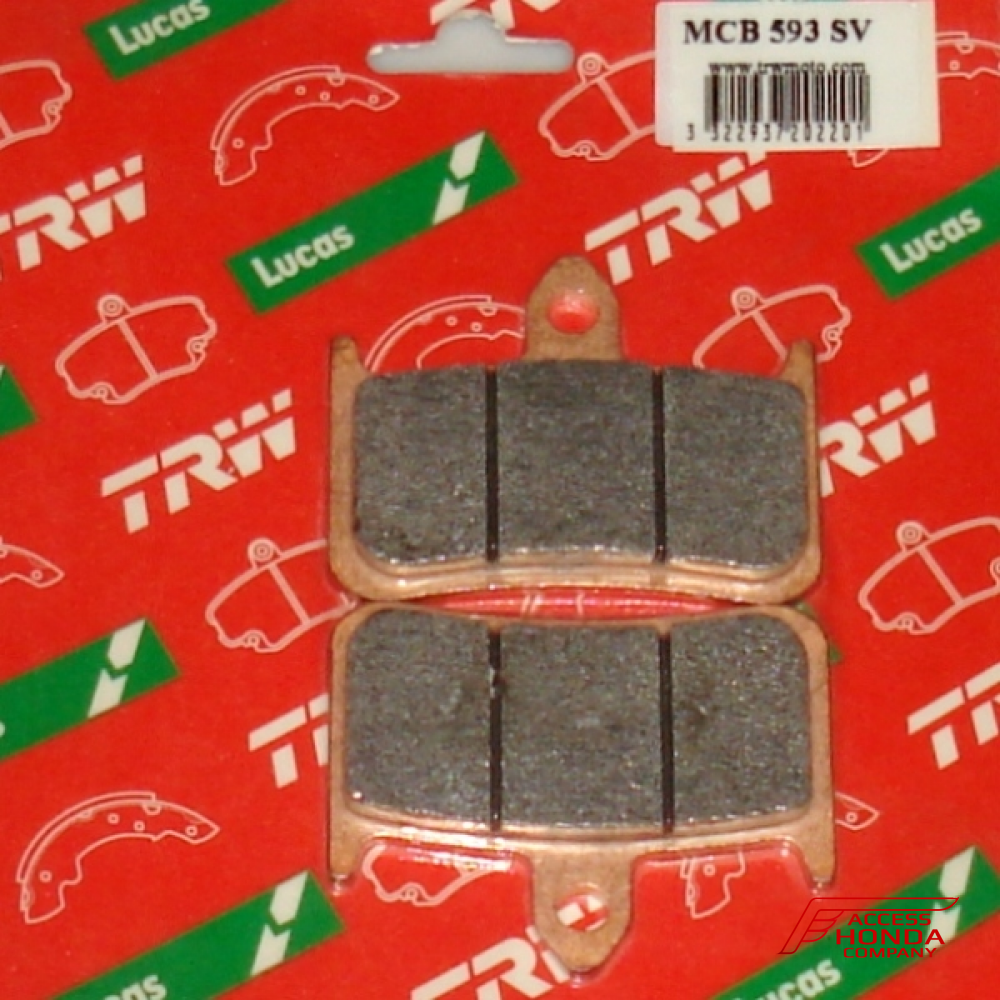 Колодки тормозные передние TRW MCB593SV Колодки тормозные передние TRW MCB593SV