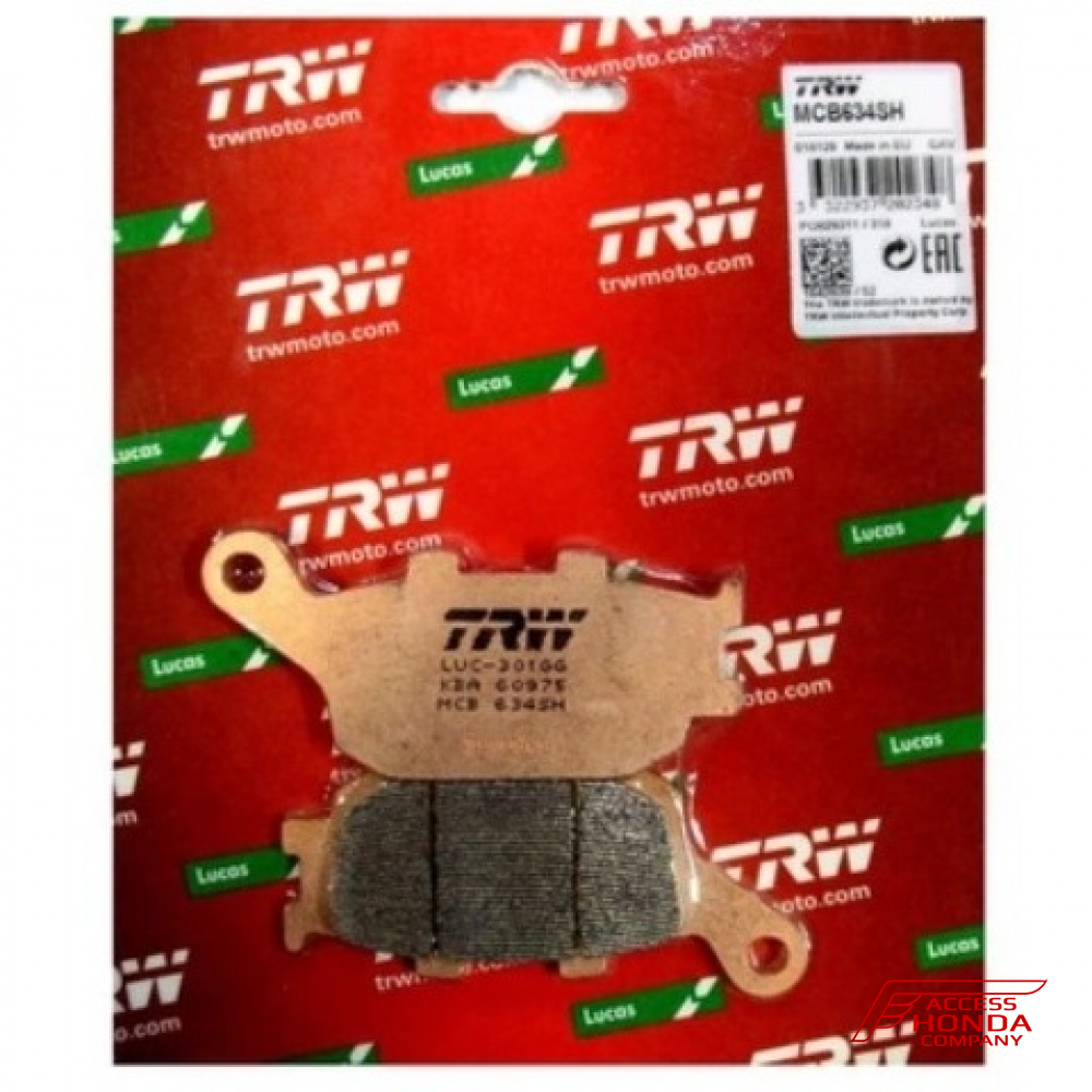 Колодки тормозные задние TRW MCB634SH Колодки тормозные задние TRW MCB634SH