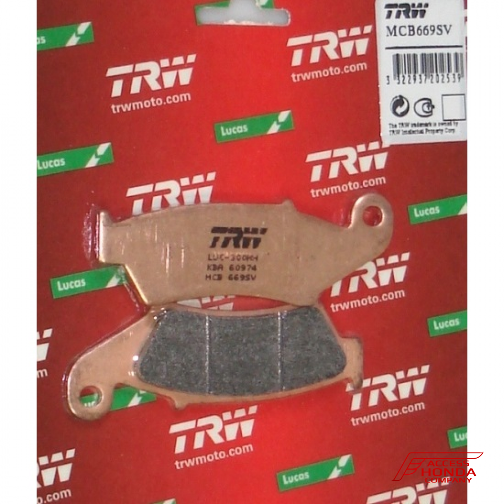 Колодки тормозные передние MCB669SV Колодки тормозные передние MCB669SV