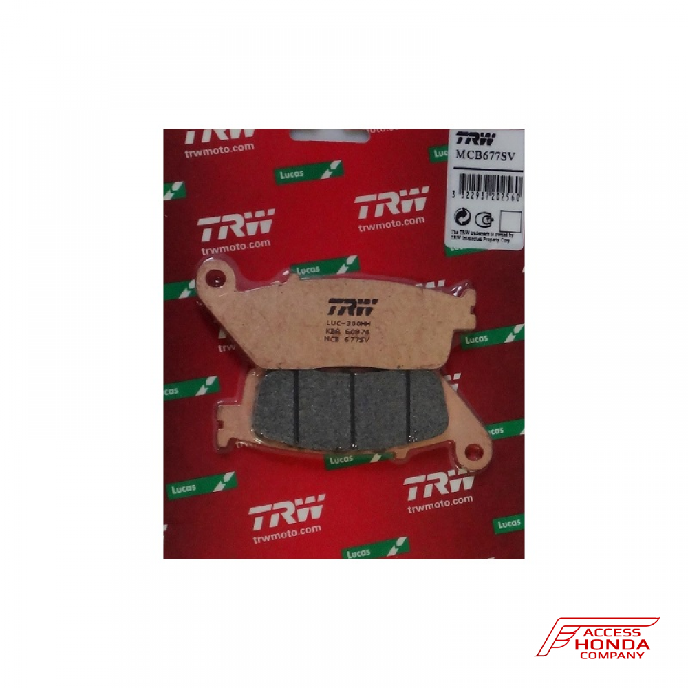 Колодки тормозные передние TRW MCB677SV Колодки тормозные передние TRW MCB677SV