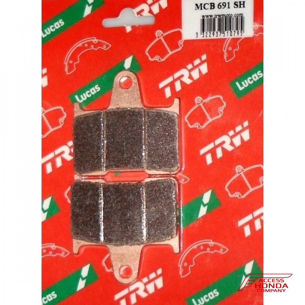 Колодки тормозные задние TRW MCB691SH Колодки тормозные задние TRW MCB691SH