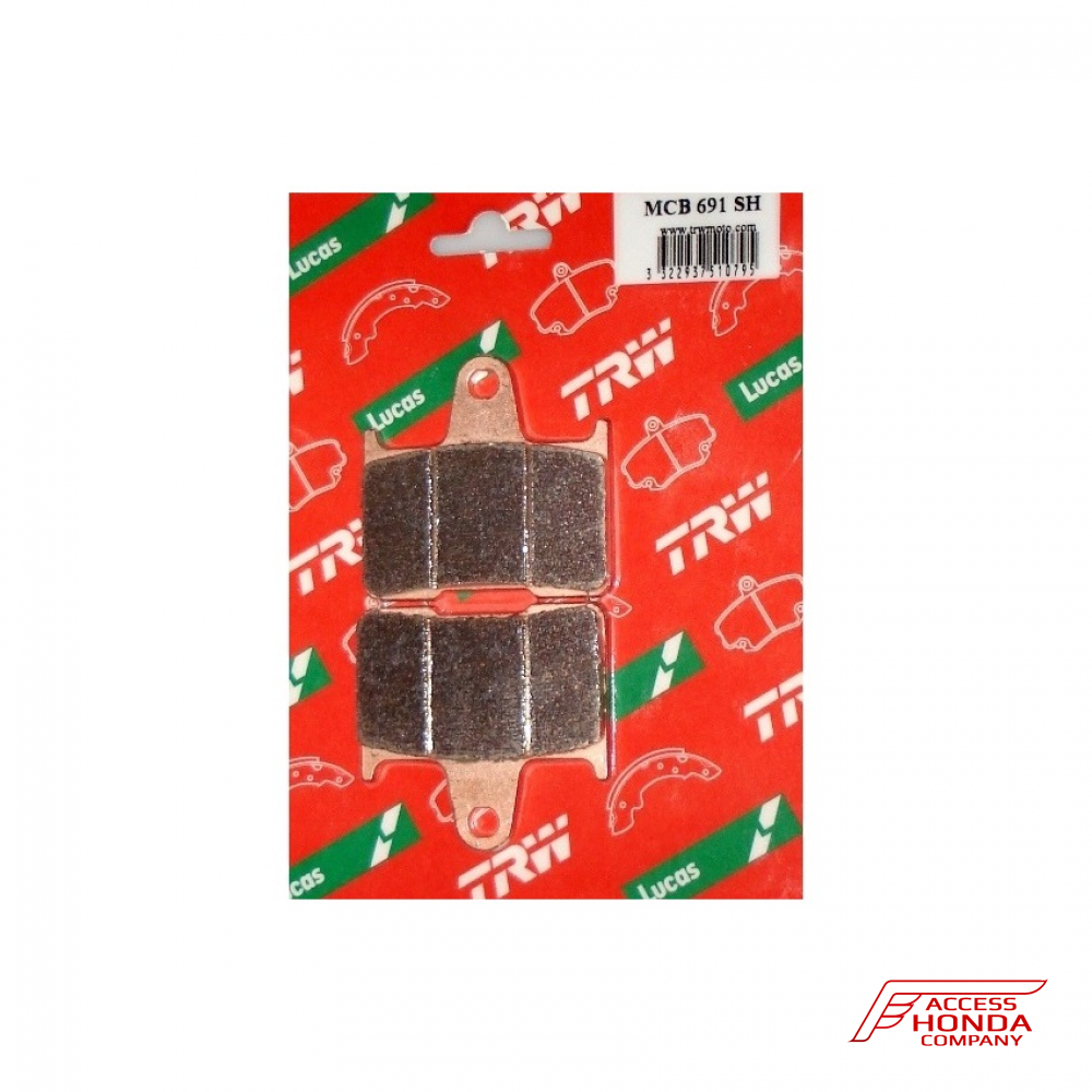 Колодки тормозные задние TRW MCB691SH Колодки тормозные задние TRW MCB691SH