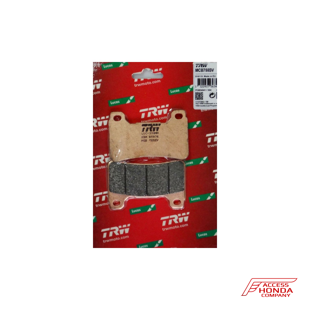 Колодки тормозные передние TRW MCB755SV Колодки тормозные передние TRW MCB755SV