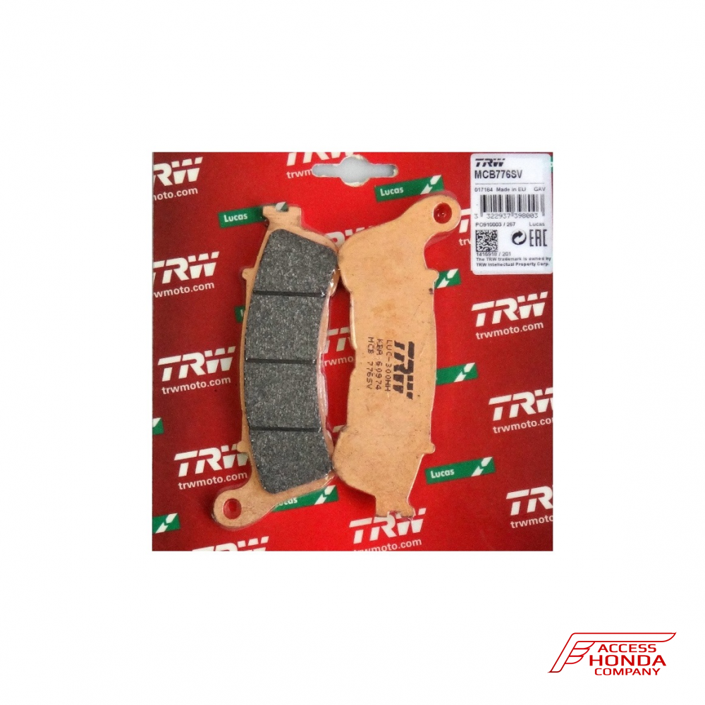 Колодки тормозные передние TRW MCB776SV Колодки тормозные передние TRW MCB776SV