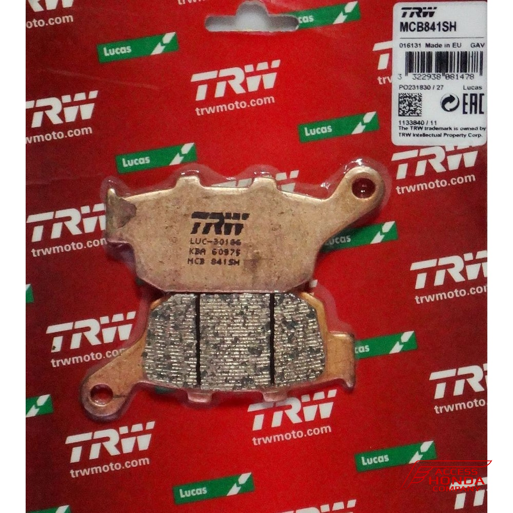 Колодки тормозные задние TRW MCB841 Колодки тормозные задние TRW MCB841