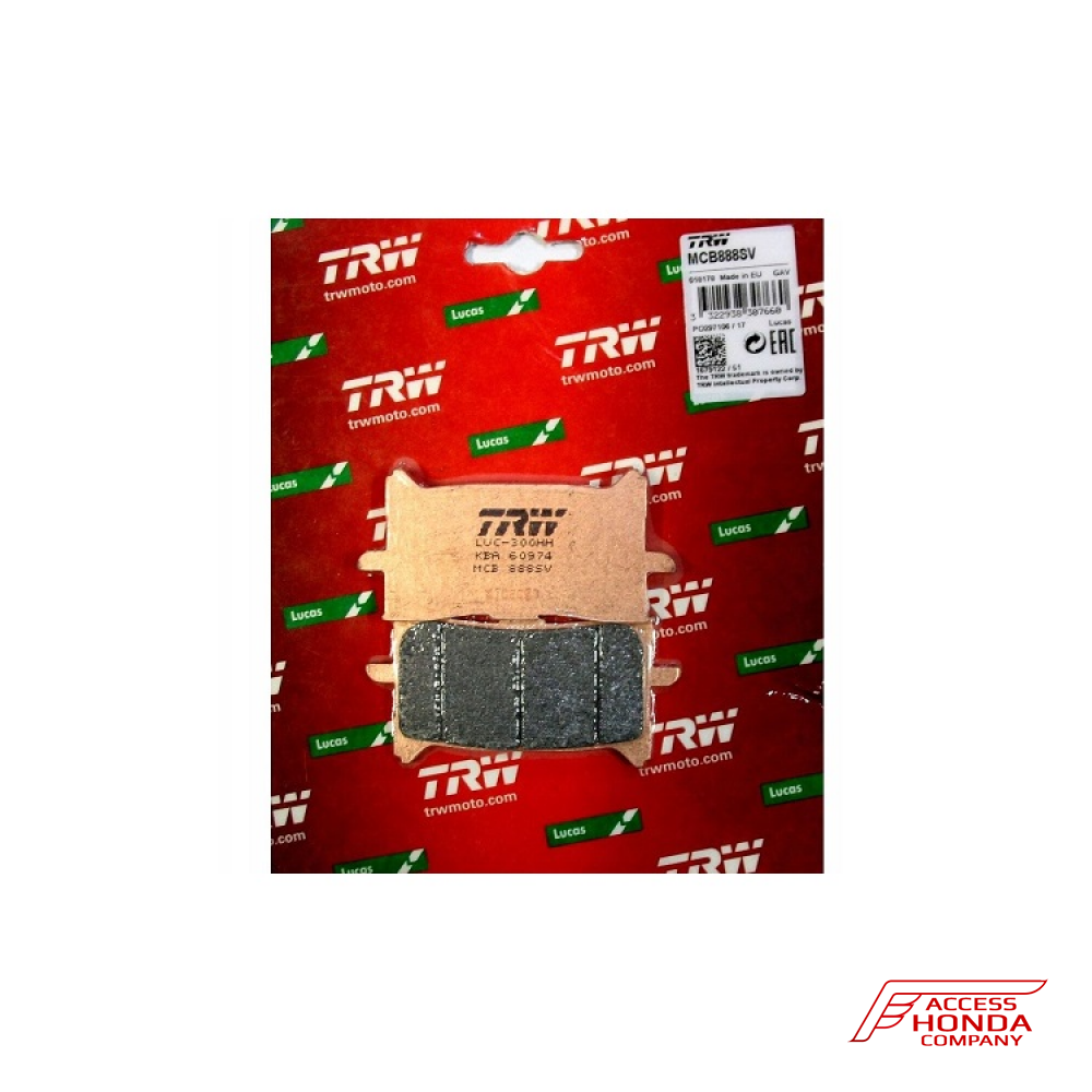 Колодки тормозные передние TRW MCB888SV для Honda CRF1000L CRF1100L Колодки тормозные передние TRW MCB888SV для Honda CRF1000L CRF1100L