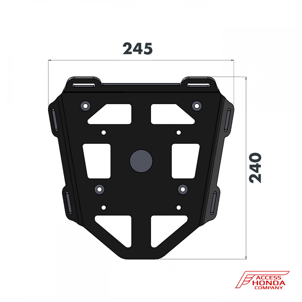 Площадка с креплением Hepco & Becker для Honda CRF250L / Rally 2012-, CRF300L / Rally 2021- Площадка с креплением Hepco & Becker для Honda CRF250L / Rally 2012-, CRF300L / Rally 2021-