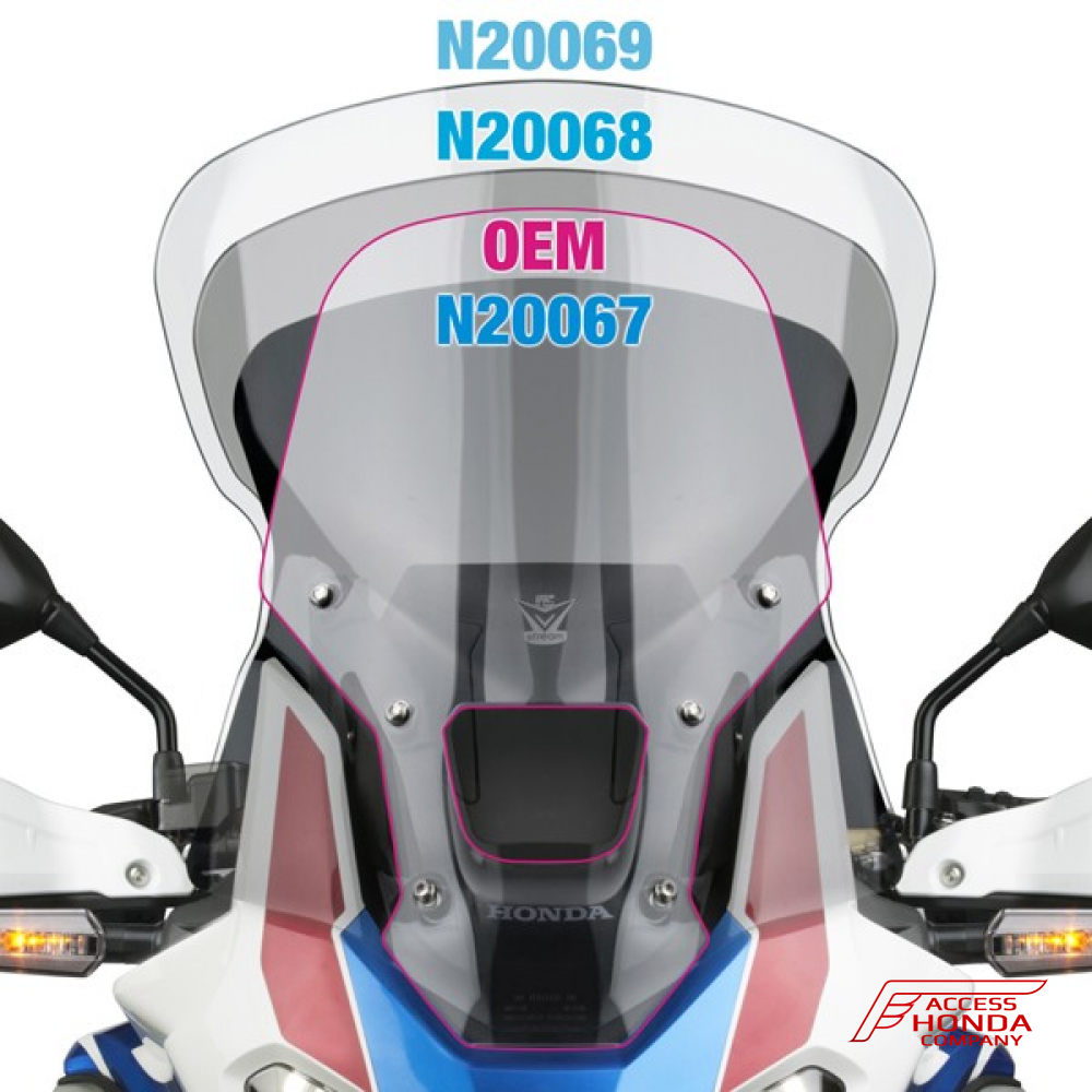 Ветровое стекло National Cycle для Honda CRF1100L Adventure Sports 2020- , прозрачное (N20069) Ветровое стекло National Cycle для Honda CRF1100L Adventure Sports 2020- , прозрачное (N20069)