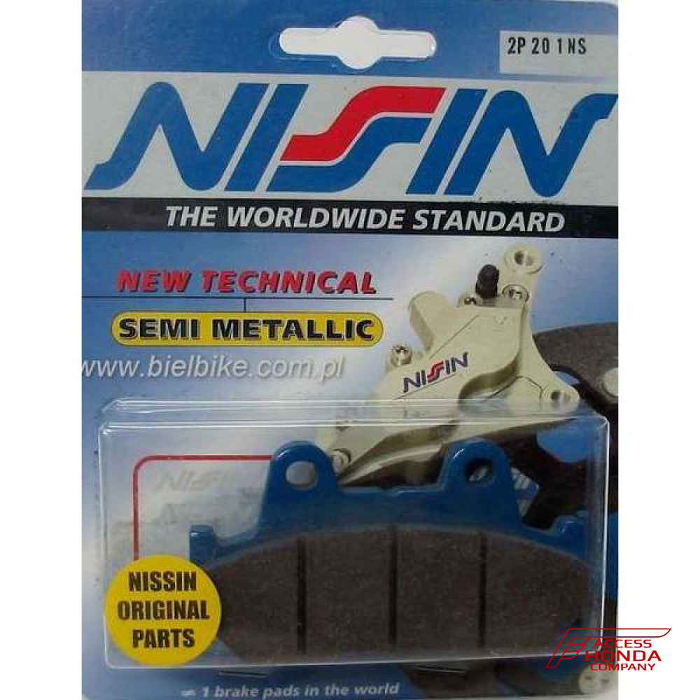Тормозные колодки Nissin 2P-201 для мотоцикла Honda Тормозные колодки Nissin 2P-201 для мотоцикла Honda