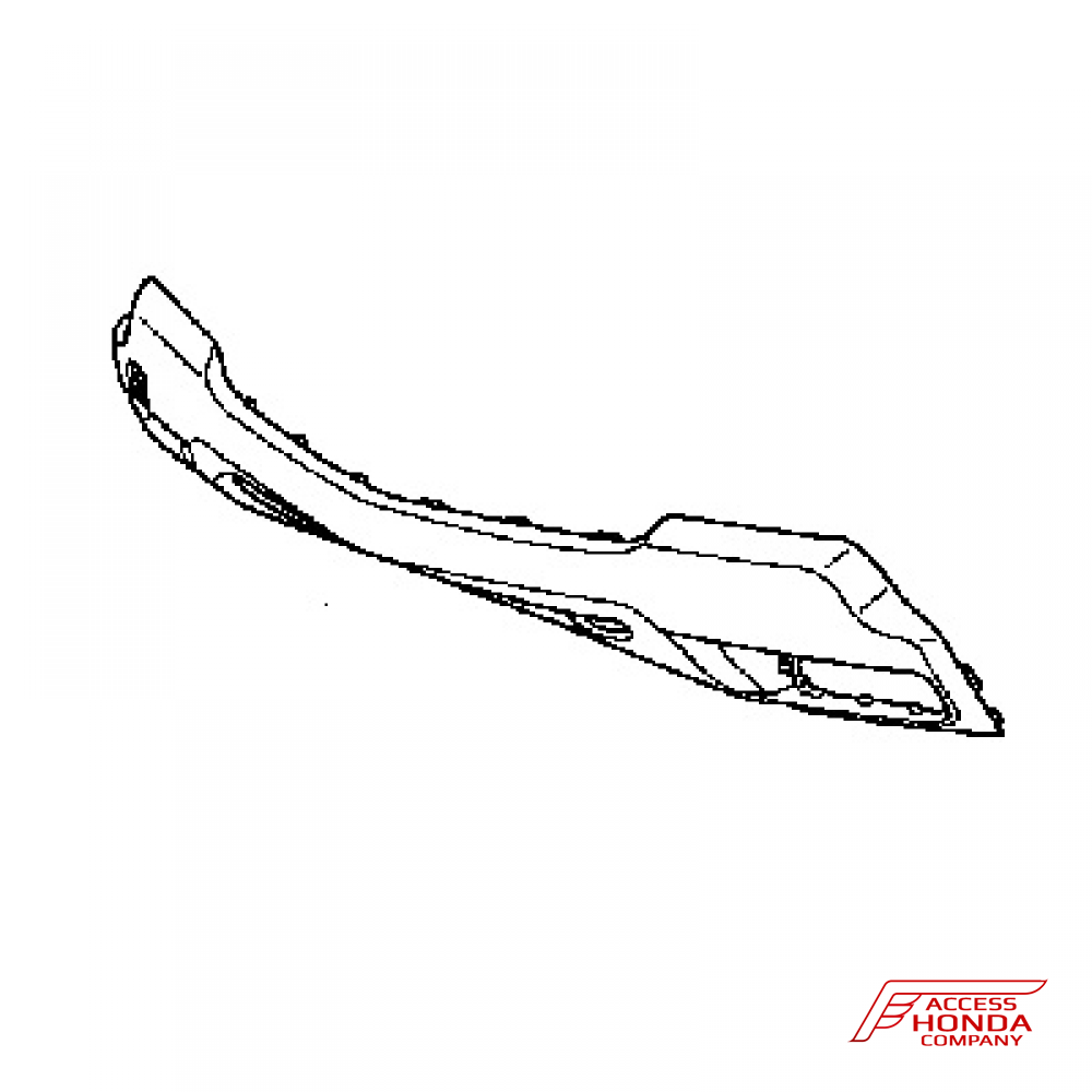 Нижняя часть переднего бампера для Acura MDX II 2007-09 Нижняя часть переднего бампера для Acura MDX II 2007-09