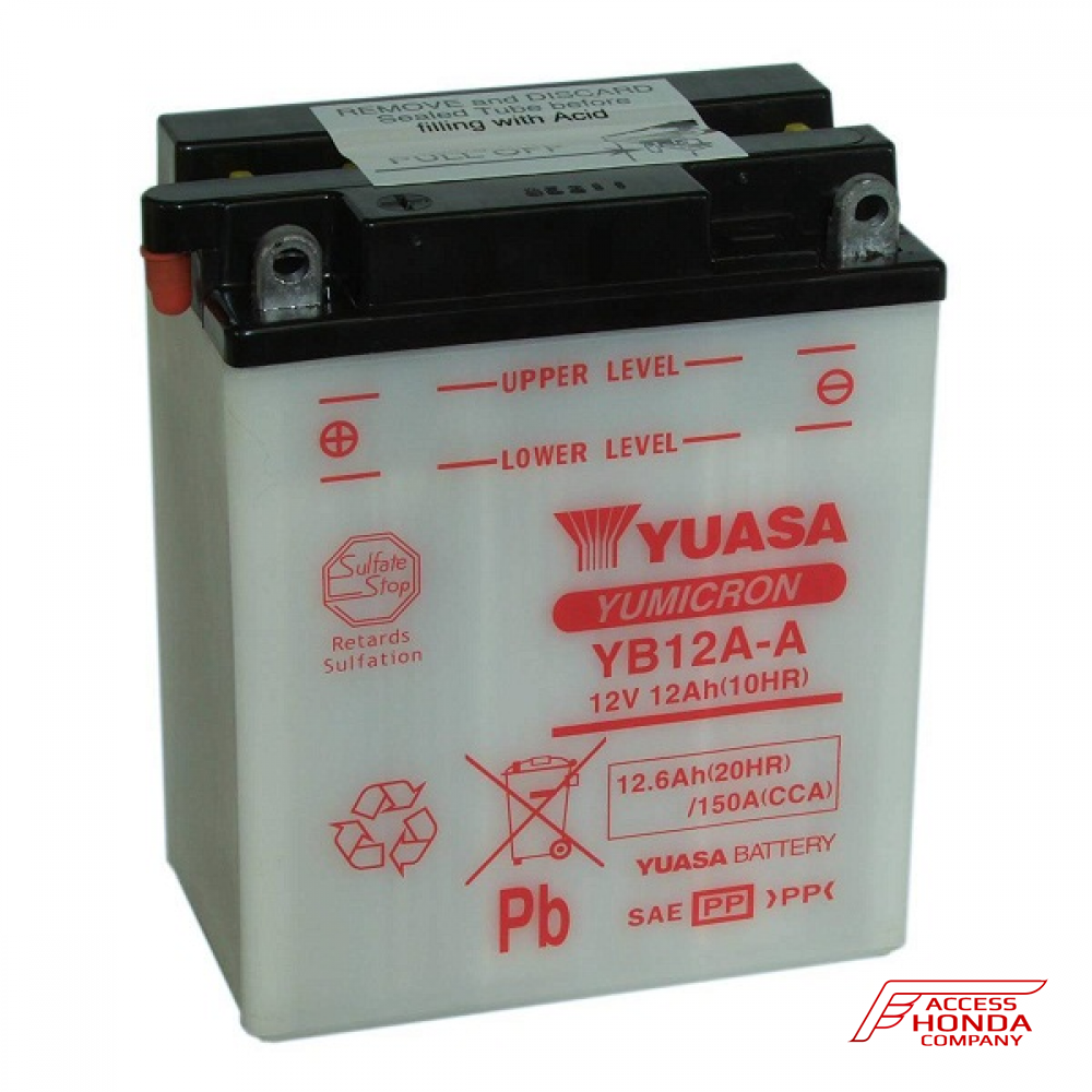 Оригинальная аккумуляторная батарея Yuasa YB12A-A 31500460672AH (31500-460-672AH) Оригинальная аккумуляторная батарея Yuasa YB12A-A 31500460672AH (31500-460-672AH)