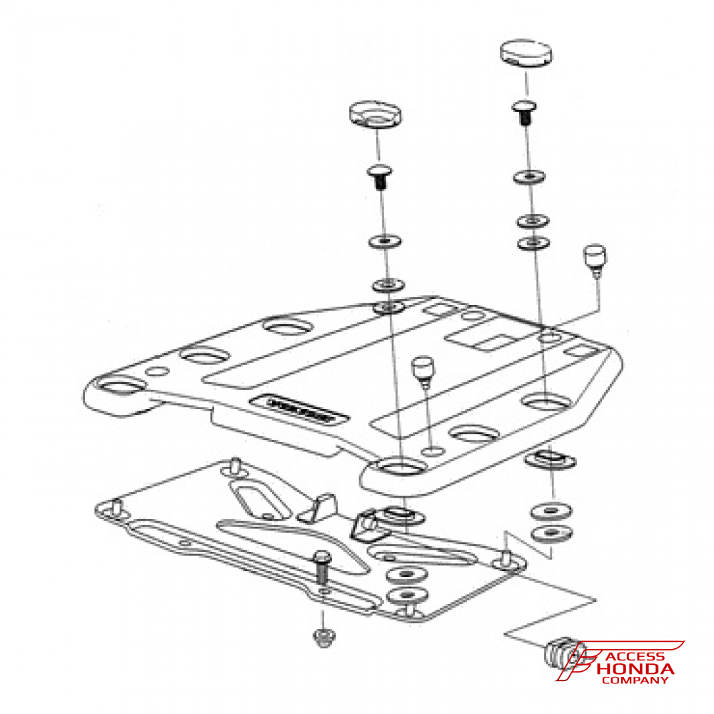 Оригинальная площадка для крепления центрального кофра мотоцикла Honda XL1000V/VA Varadero '07-'11 08Z51MBT800B (08Z51-MBT-800B) Оригинальная площадка для крепления центрального кофра мотоцикла Honda XL1000V/VA Varadero '07-'11 08Z51MBT800B (08Z51-MBT-800B)