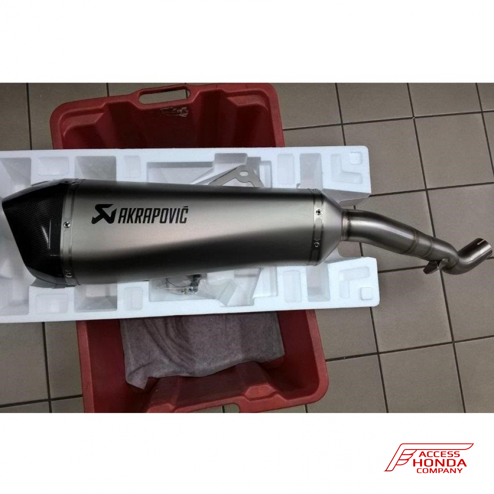 Оригинальная спортивная выхлопная система Akrapovic Titan Slip-On для мотоцикла Honda VFR1200X/XD Crosstourer '16- 08F88MGH916 (08F88-MGH-916) Оригинальная спортивная выхлопная система Akrapovic Titan Slip-On для мотоцикла Honda VFR1200X/XD Crosstourer '16- 08F88MGH916 (08F88-MGH-916)