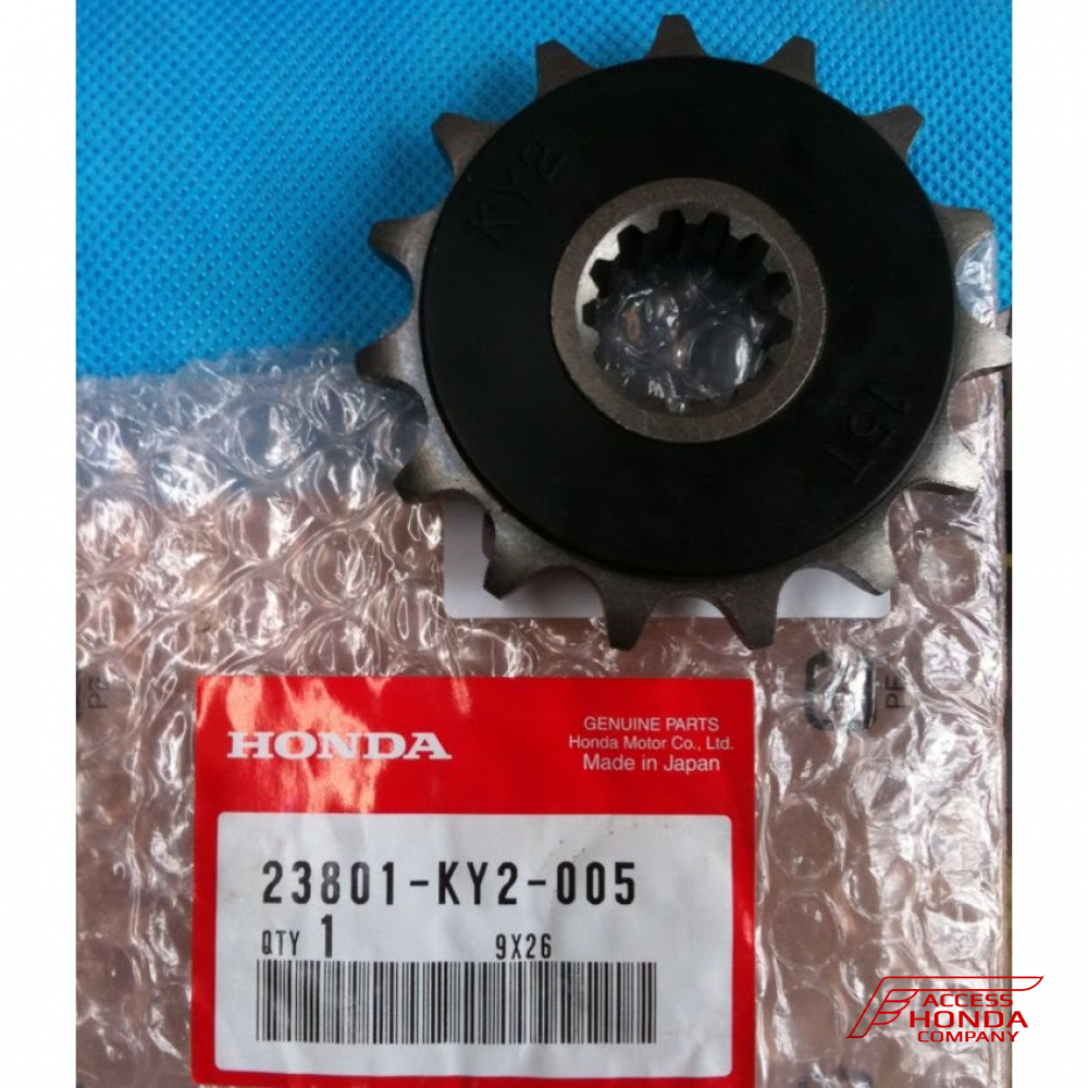 Оригинальная ведущая звезда Honda 23801KY2005 (23801-KY2-005) Оригинальная ведущая звезда Honda 23801KY2005 (23801-KY2-005)