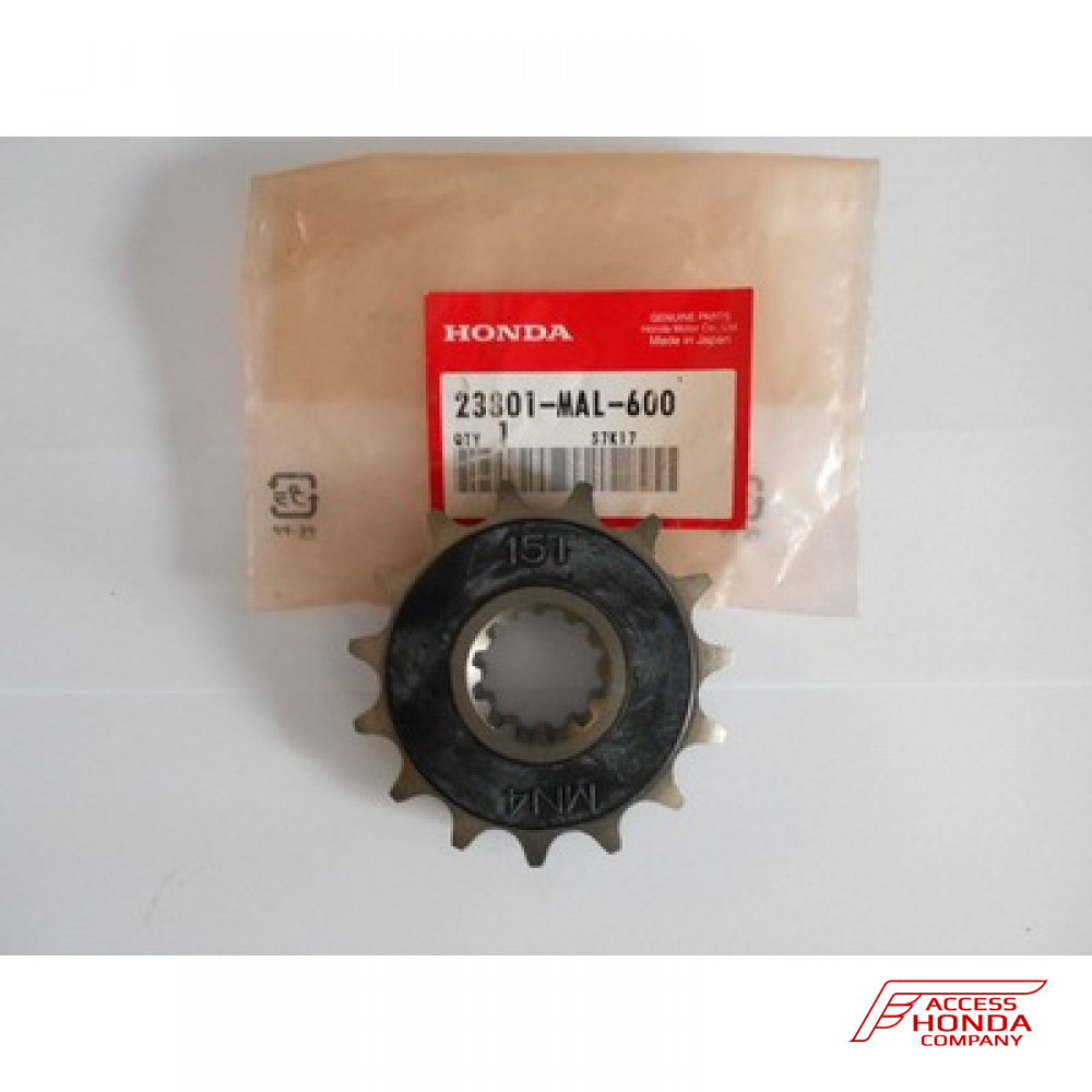 Оригинальная ведущая звезда Honda 23801MAL600 (23801-MAL-600) Оригинальная ведущая звезда Honda 23801MAL600 (23801-MAL-600)